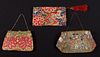 3 EMBROIDERED EVENING BAGS, CHINA