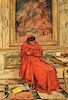 F. Heilbuth Watercolor of Cardinal Antonelli