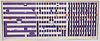 Yaacov Agam (Israeli, b. 1928), Purple Progression, screenprint in colors on paper, signed and numbered in ink in the lower margin 9/29 Agam, image si