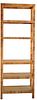Bielecky Brothers Rattan and Cane Etagere, height 90 inches, width 32 inches.