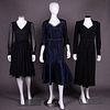 THREE COCKTAIL OR DAY DRESSES, AMERICA, 1940-1950s