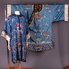 TWO SILK EMBROIDERED ROBES, CHINA, EARLY 20TH C