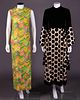 TWO PARTY DRESSES, AMERICA, 1960s