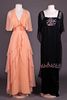 TWO PERIOD REVIVAL PARTY DRESS, 1950s & 1960s