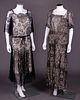 TWO PARTY DRESSES, LATE 1920s