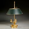 Nice Louis XVI style bronze bouillotte lamp