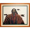 Lawrence W. Lee, Native American portrait, signed