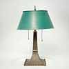 National Cash Register style bronze table lamp