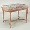 Louis XVI style marble top center table