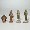 Group (4) South Indian or Hindu figures