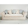 Dunbar (attrib.) silver gray upholstered sofa