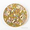 Zsolnay Stoneware Floral Charger