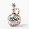 Alvin Manufacturing Co. Deposit Ware Silver and Glass Decanter