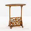Emile Galle Art Nouveau Marquetry Occasional Table