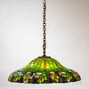 Duffner & Kimberly Grape Vine Mosaic Glass Hanging Lamp