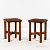 Pair of Stickley by E.J. Audi Side Tables
