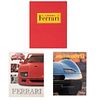 Libros sobre Autos. La Gran Historia de Ferrari / Ferrari the Legend on the Road / El Año del Automóvil 1992 - 1993. Piezas: 3.