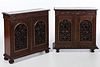 4933225: Two Similar Anglo-Indian Hardwood Side Cabinets ES7AC