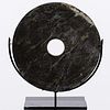 4933237: Large Chinese Hardstone Disc on Stand ES7AC