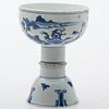 4933240: Chinese Blue and White Footed Cup ES7AC