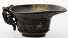 4933247: Chinese Archaic Style Bronze Libation Cup, Qing Dynasty or Later ES7AC