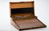 4950737: English Inlaid Satinwood Writing Desk, 19th Century ES7AJ