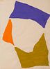 4842422: Stephan Phillips (NY, 20th Century), Abstract in
 Green, Orange and Purple, Mixed Media, 1967 C8BKL