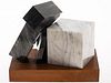 4842463: Philip Pavia (NY, 1912-2005), Untilted, Marble Sculpture C8BKL