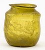 Ancient Islamic Green Glass Jar