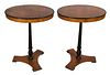 Italian Neoclassical Manner Side Tables, Pr