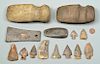 Group Native American Carved Stone Artifacts