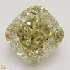 2.59 ct, Natural Fancy Brownish Yellow Even Color, VVS2, Cushion cut Diamond (GIA Graded), Appraised Value: $25,900 