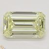 3.01 ct, Natural Fancy Light Yellow Uneven Color, VS2, Emerald cut Diamond (GIA Graded), Appraised Value: $72,200 