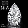 4.06 ct, F/VVS1, Pear cut GIA Graded Diamond. Appraised Value: $312,600 