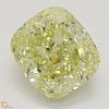 2.11 ct, Natural Fancy Yellow Even Color, VS2, Cushion cut Diamond (GIA Graded), Appraised Value: $35,200 