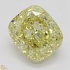 2.50 ct, Natural Fancy Yellow Even Color, VVS2, Cushion cut Diamond (GIA Graded), Appraised Value: $48,400 