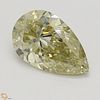 2.53 ct, Natural Fancy Brownish Yellow Even Color, VS1, Pear cut Diamond (GIA Graded), Appraised Value: $30,500 