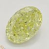 1.53 ct, Natural Fancy Yellow Even Color, VS2, Oval cut Diamond (GIA Graded), Appraised Value: $34,400 