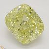 2.03 ct, Natural Fancy Yellow Even Color, VS2, Cushion cut Diamond (GIA Graded), Appraised Value: $33,700 
