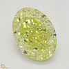 1.60 ct, Natural Fancy Intense Yellow Even Color, VVS1, Oval cut Diamond (GIA Graded), Appraised Value: $58,500 