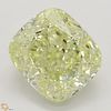 3.02 ct, Natural Fancy Light Yellow Even Color, VS2, Cushion cut Diamond (GIA Graded), Appraised Value: $52,200 