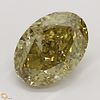 3.62 ct, Natural Fancy Brownish Yellow Even Color, VS2, Oval cut Diamond (GIA Graded), Appraised Value: $44,800 