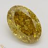 1.14 ct, Natural Fancy Deep Orangy Yellow Even Color, VS2, Oval cut Diamond (GIA Graded), Appraised Value: $25,500 