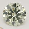 1.50 ct, Natural Fancy Light Greenish Yellow Even Color, VS2, Round cut Diamond (GIA Graded), Appraised Value: $43,700 