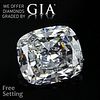 1.71 ct, F/IF, Cushion cut GIA Graded Diamond. Appraised Value: $40,100 