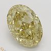 10.84 ct, Natural Fancy Brownish Yellow Even Color, VS2, Oval cut Diamond (GIA Graded), Appraised Value: $351,200 