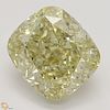 2.62 ct, Natural Fancy Brownish Yellow Even Color, VVS2, Cushion cut Diamond (GIA Graded), Appraised Value: $28,500 