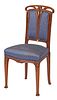 Louis Majorelle Attributed Upholstered Side Chair