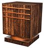 French Art Deco Palmwood Bar Cabinet
