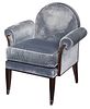 Fine Art Deco Kingwood and Upholstered Armchair